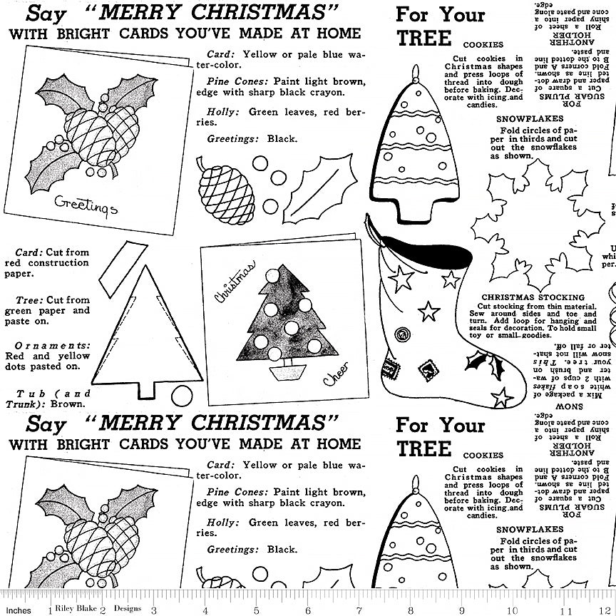 Classic Christmas Handmade White