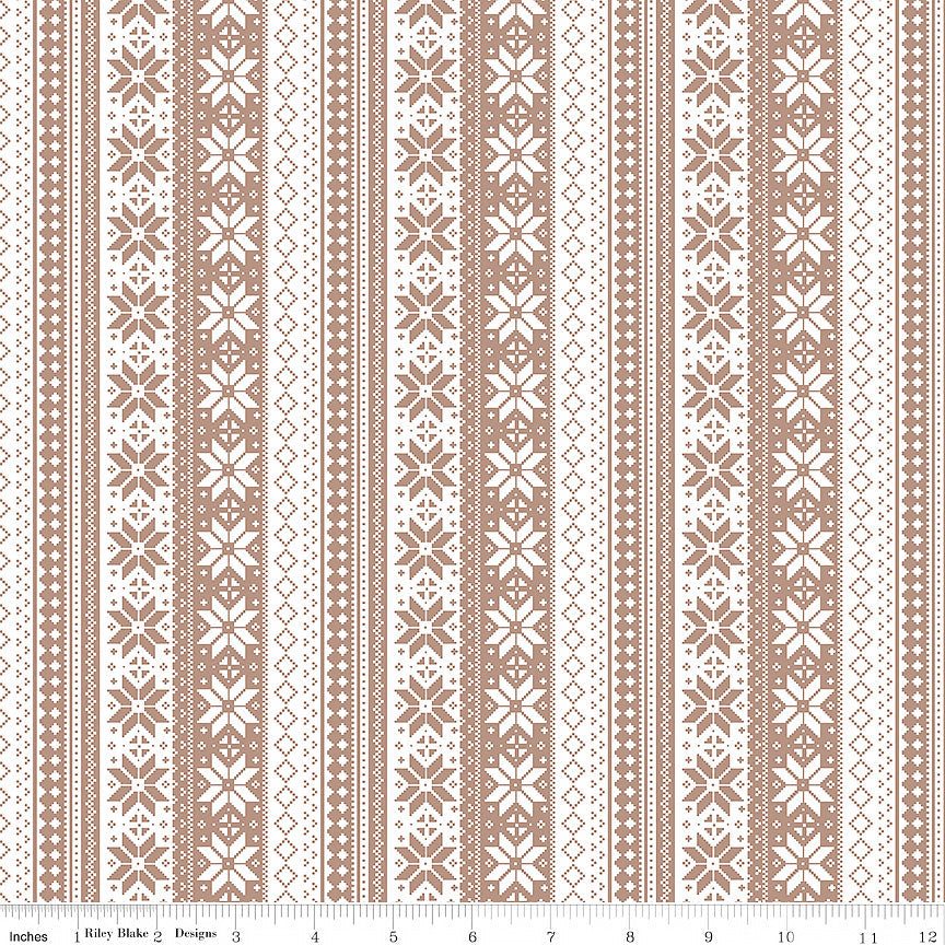 Winter Magic Sweater Stripe Tea Dye