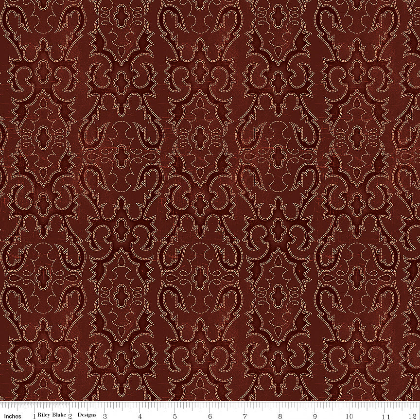 John Wayne American West Boot Stitching Marsala