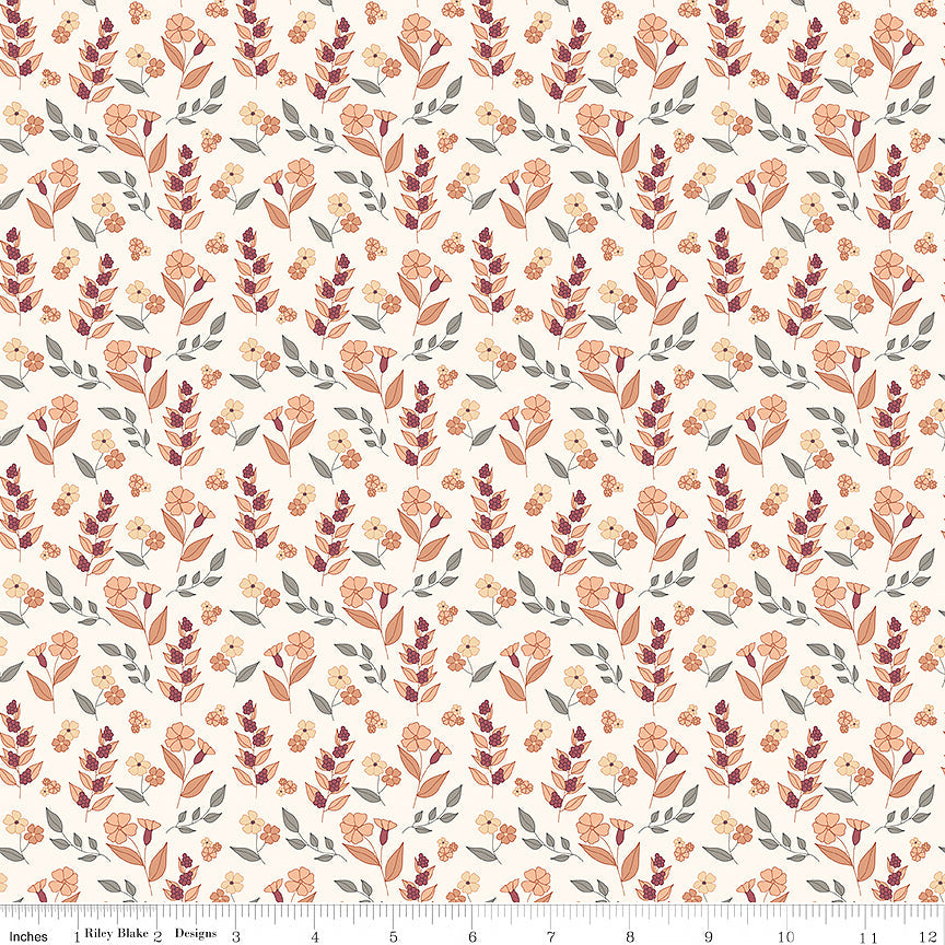 Evening on the Prairie Autumn Floral Cream