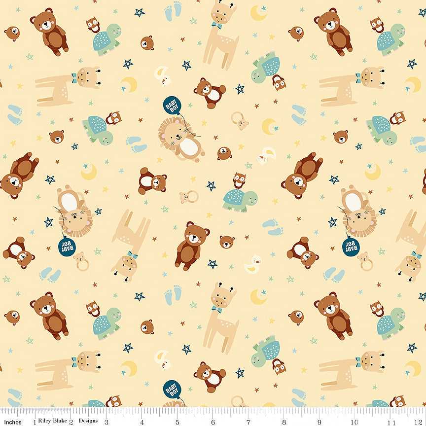 Baby Boy Animals Yellow