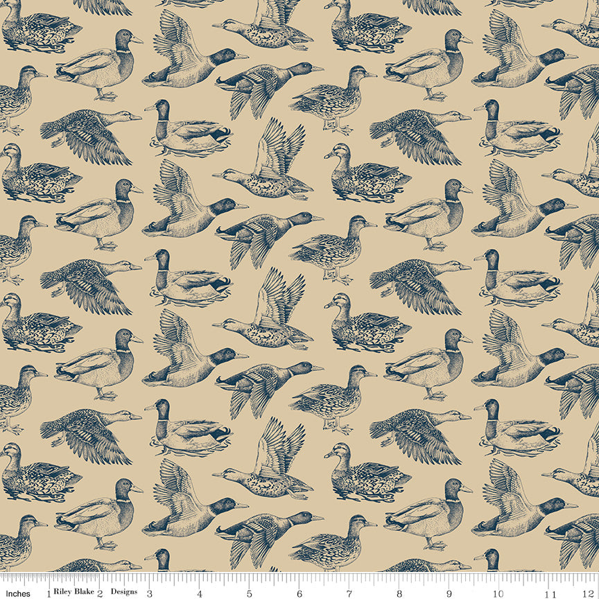 Plaid-Venture Club Ducks Tan