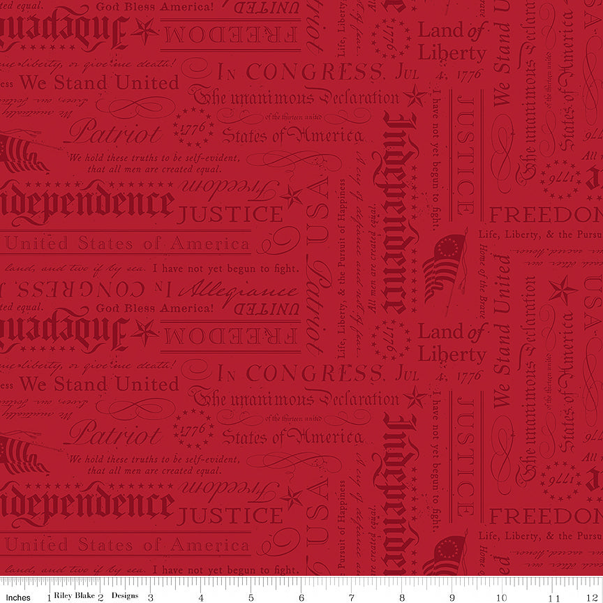 Independence Declaration Cherry Tart