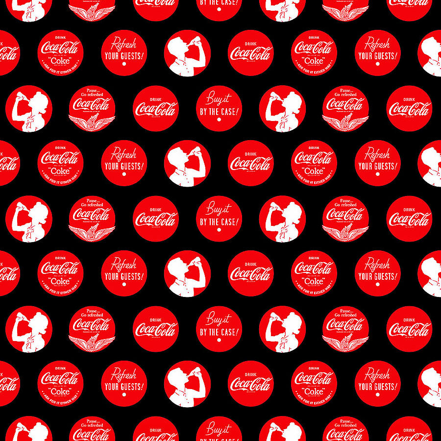 Coca-Cola Bottle Tops Black