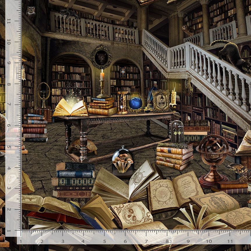 Mystic Library Magic Haunted Library Multi