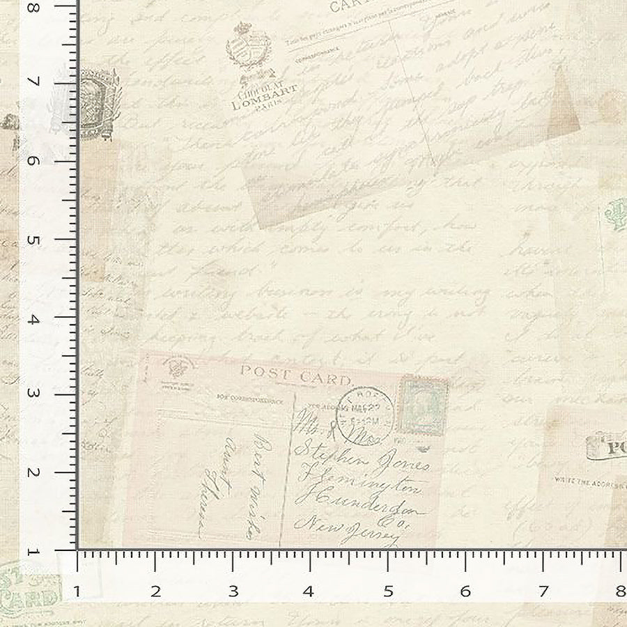 Jardin Postcards Cream