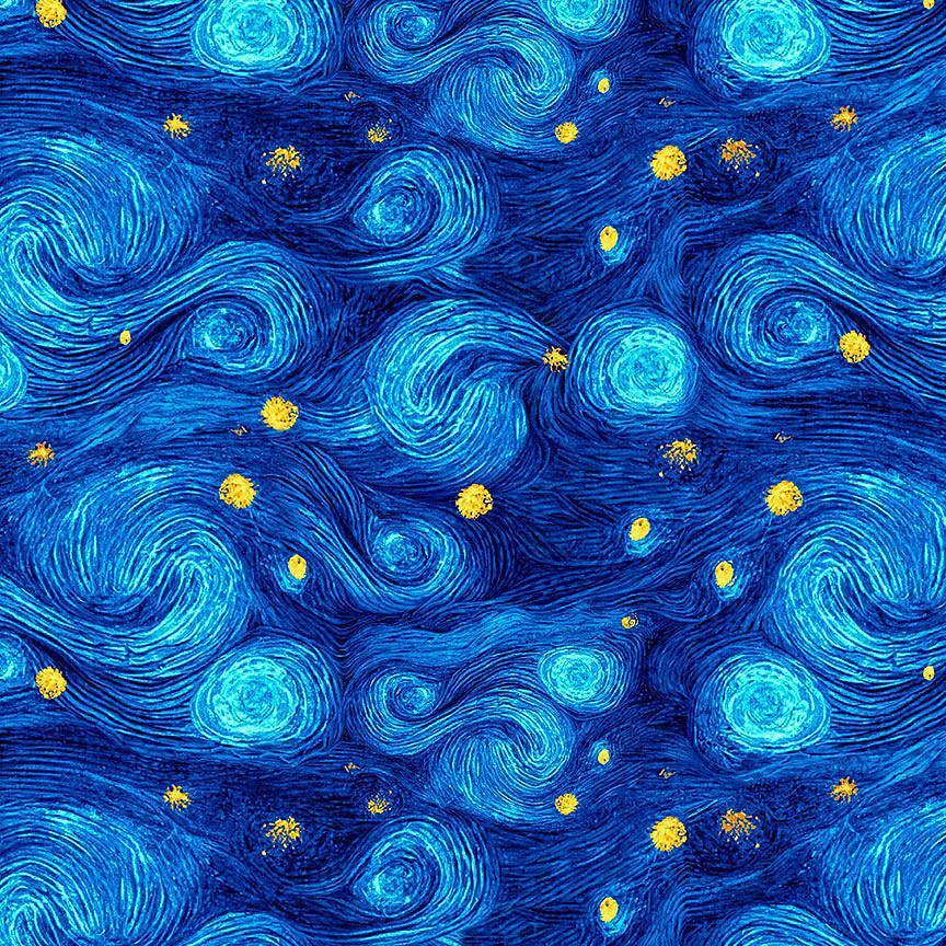 Sunflower Symphony Swirl Wind Texture Royal