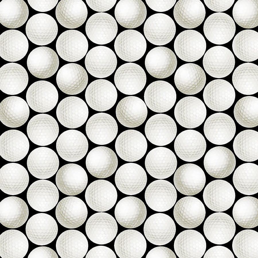 Par for the Course Golf Balls Black