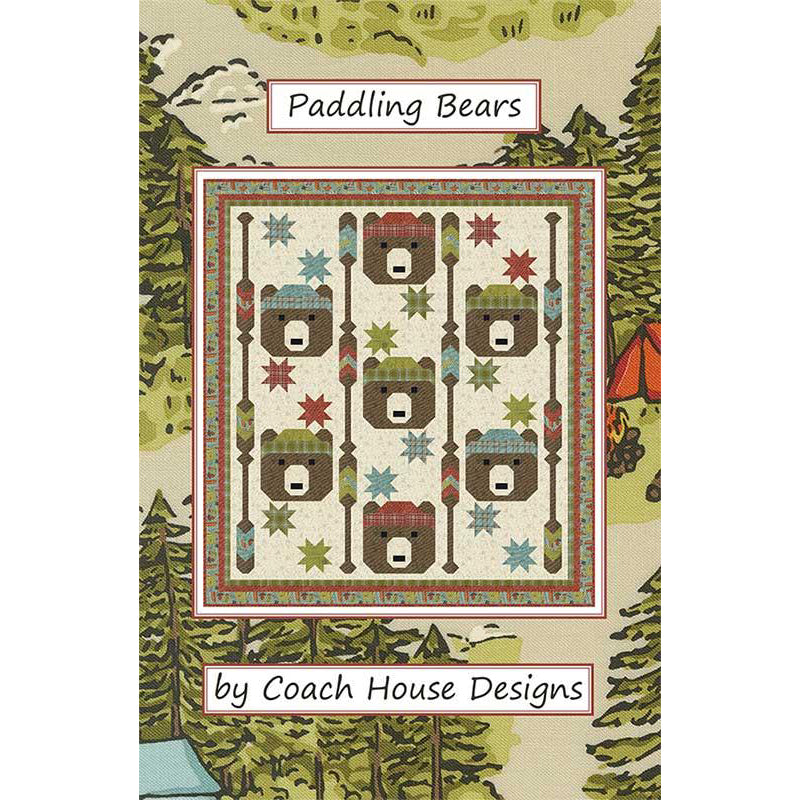 Paddling Bears Quilt Pattern by Coach House Designs