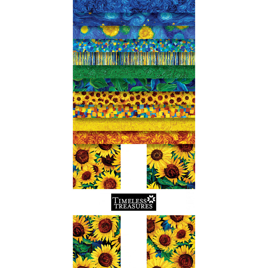 Sunflower Symphony 10" Squares