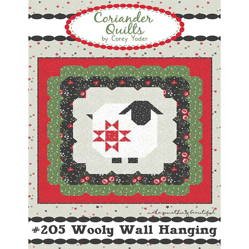 Wooly Wall Hanging Quilt Pattern by Coriander Quilts