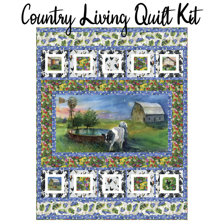 Country Living Quilt Kit from 3 Wishes