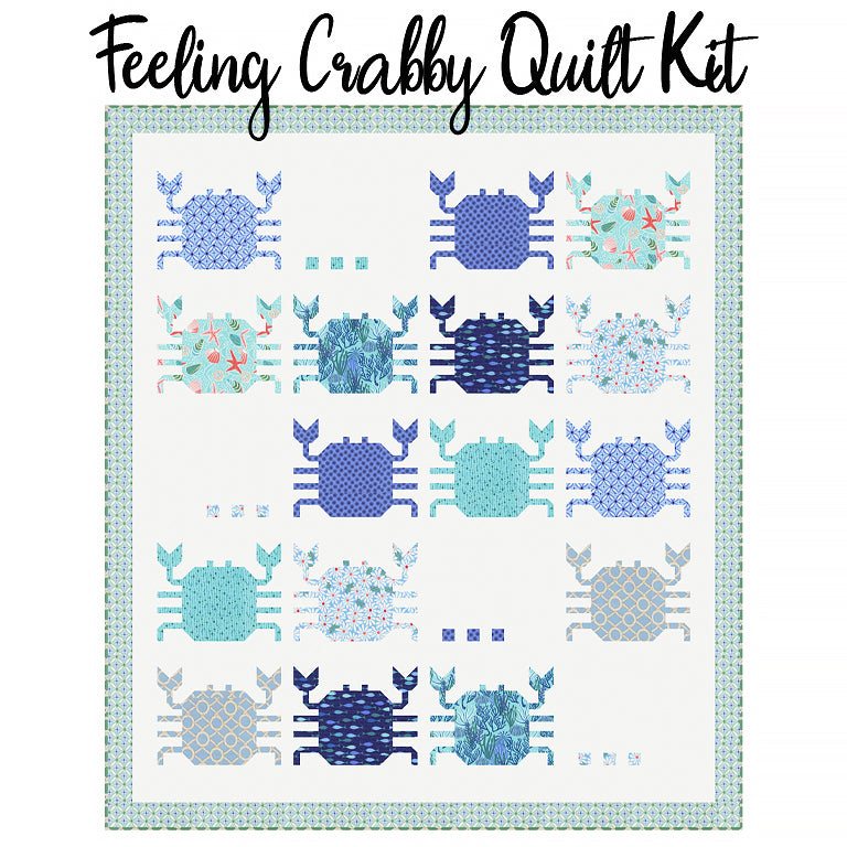 Feeling Crabby Quilt Kit with Reef from Moda