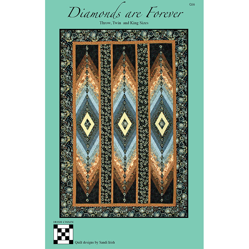 Diamonds Are Forever Quilt Pattern by Irish Chain