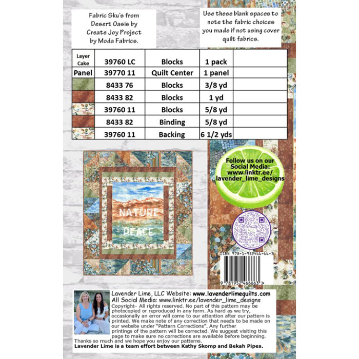 Mark's Trail Quilt Pattern by Designs by Lavender Lime – Fort