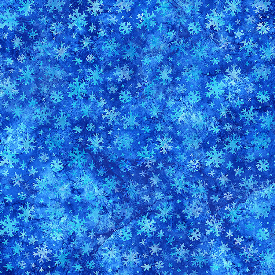 Illuminations Snowflakes Dark Blue