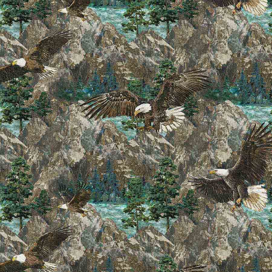 Stonehenge Eagle Pass Eagle Scenic Blue Multi