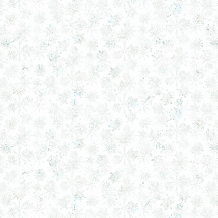 Tundra Crossing Snowflakes White