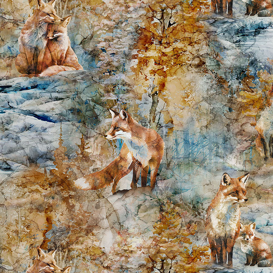 Fox Den Fox Dense Blue Multi