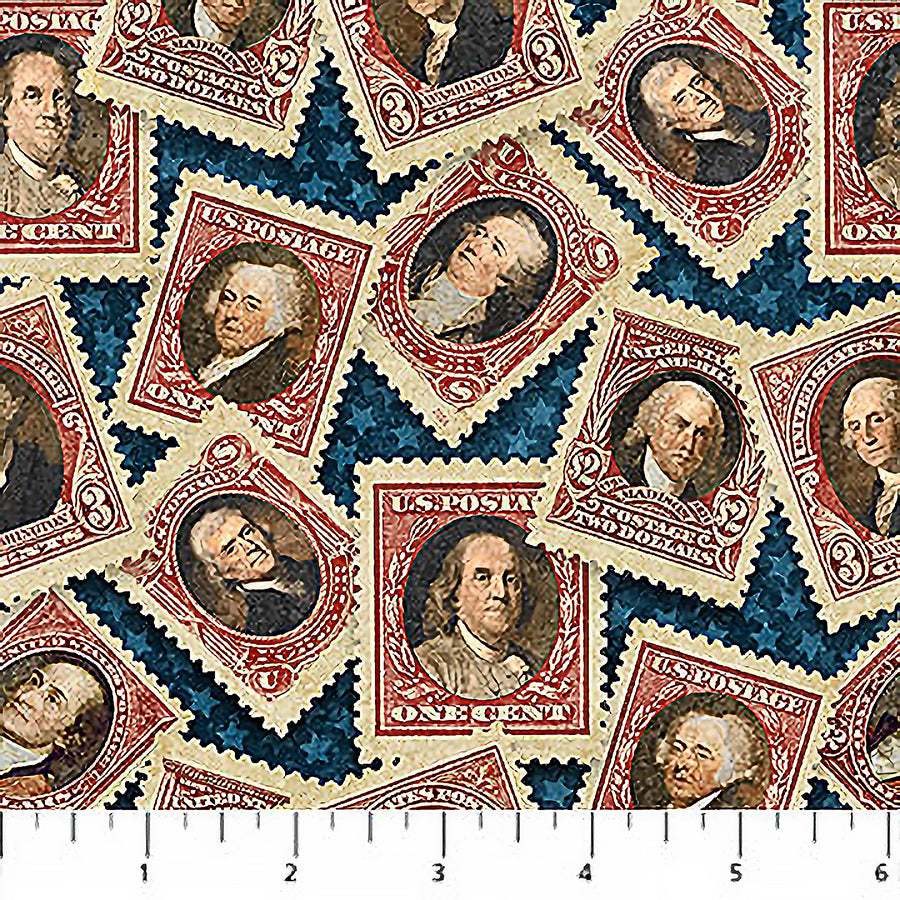 Stonehenge America 250 Stamps Navy Multi