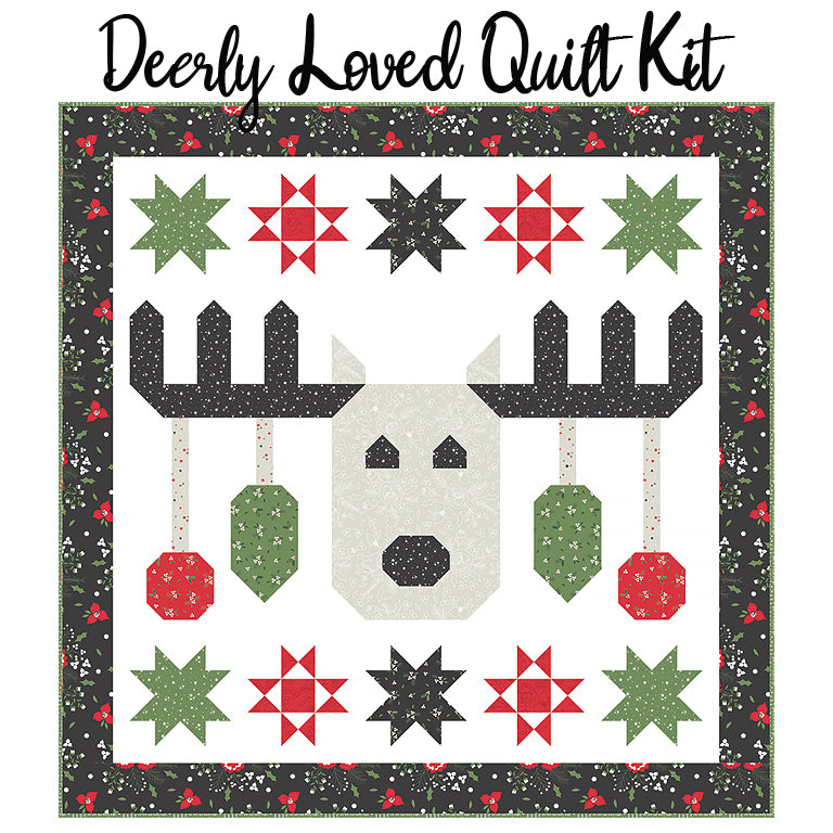 Deerly Loved Quilt Kit with Starberry from Moda