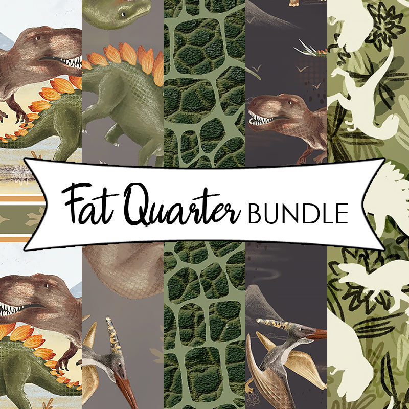 Dinosaur Trails Fat Quarter Bundle
