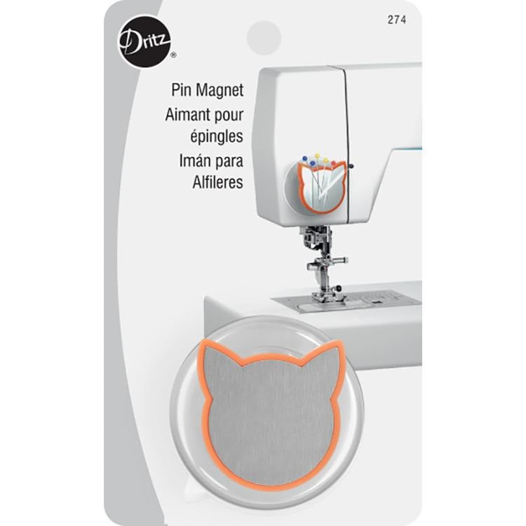 Dritz Coral Cat Pin Magnet