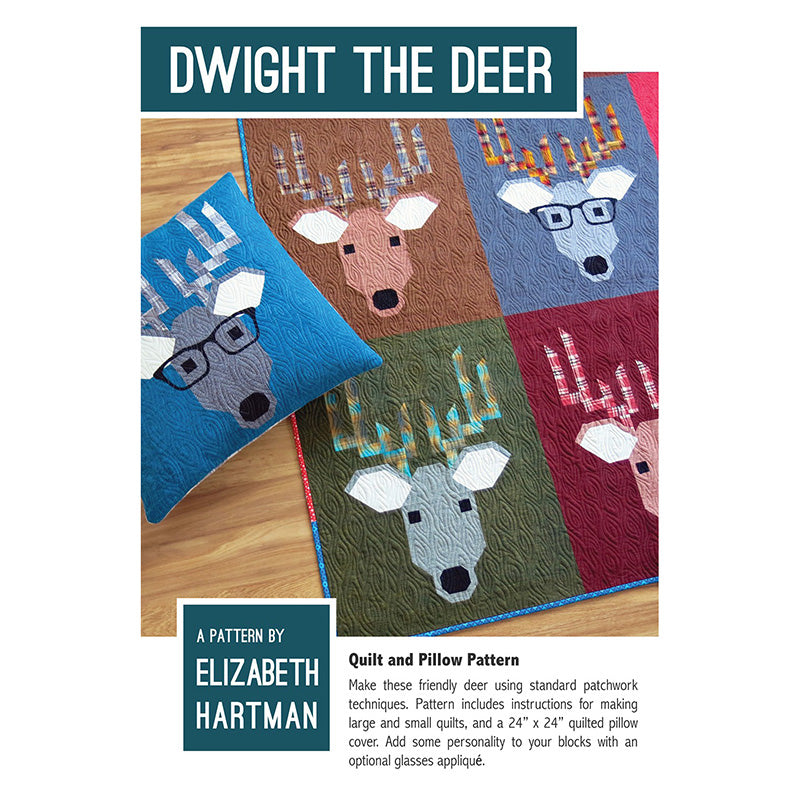Dwight the Deer Quilt Pattern by Elizabeth Hartman