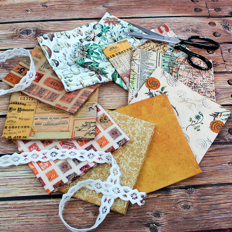 Eclectic Elements Palette - Orange Fat Quarter Bundle