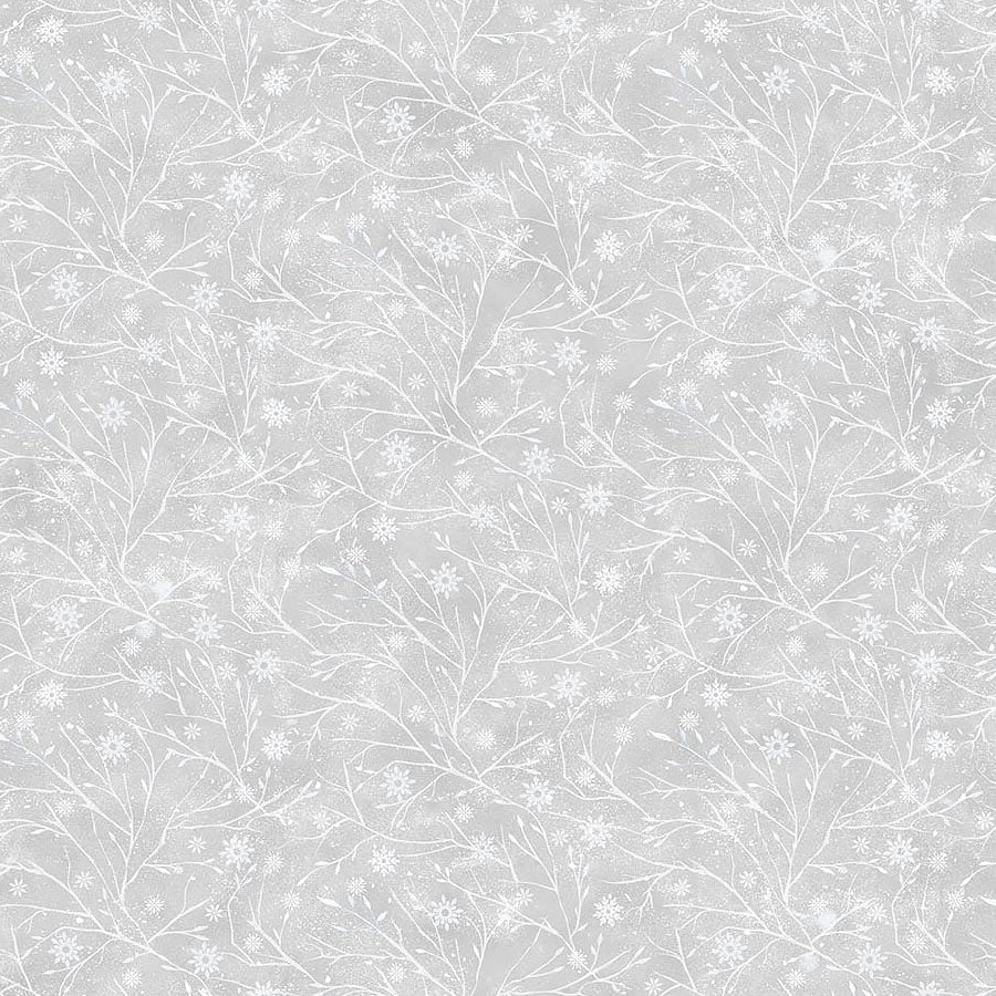 The Christmas Mouse Flannel Twigs Gray