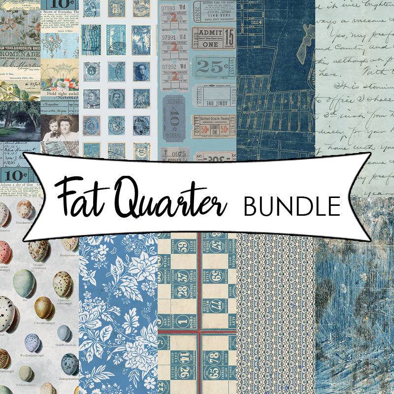 Eclectic Elements Palette - Blue Fat Quarter Bundle