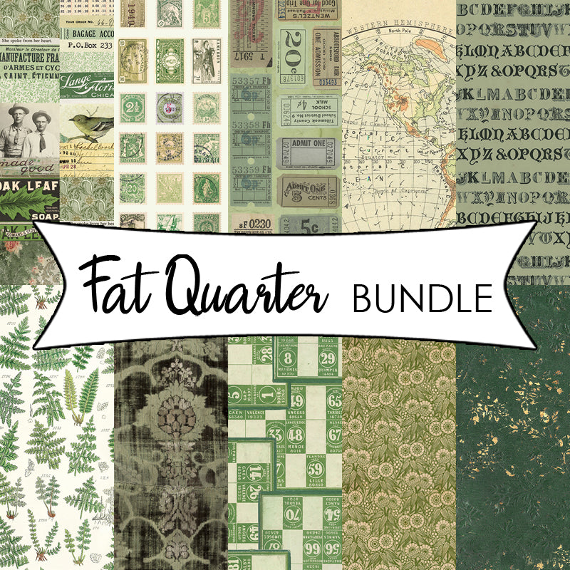 Eclectic Elements Palette - Green Fat Quarter Bundle