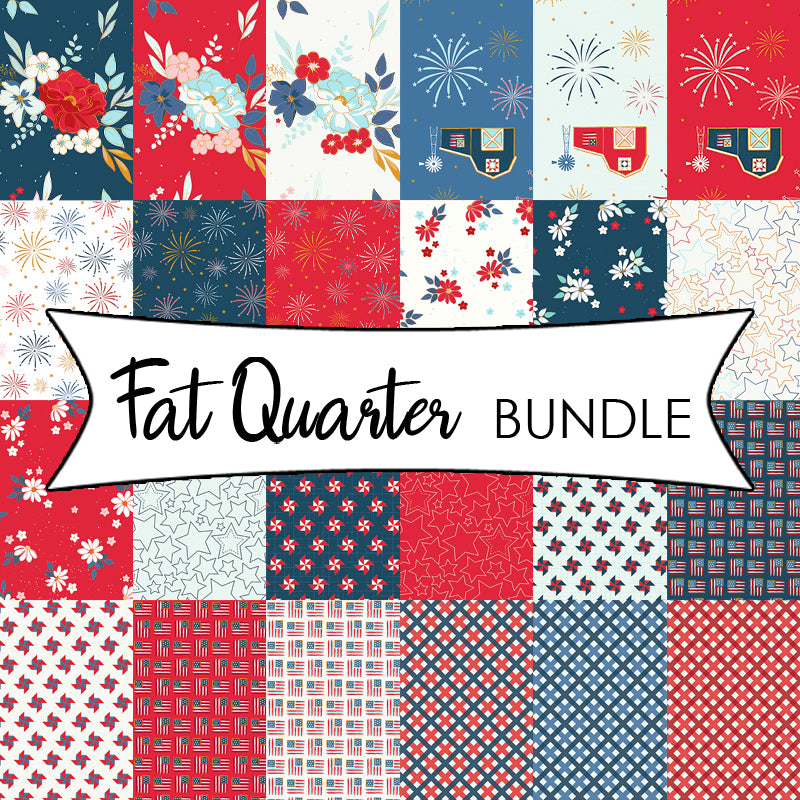 Riley Blake Designs Fabric, Love You S'more - Fat Quarter Bundle