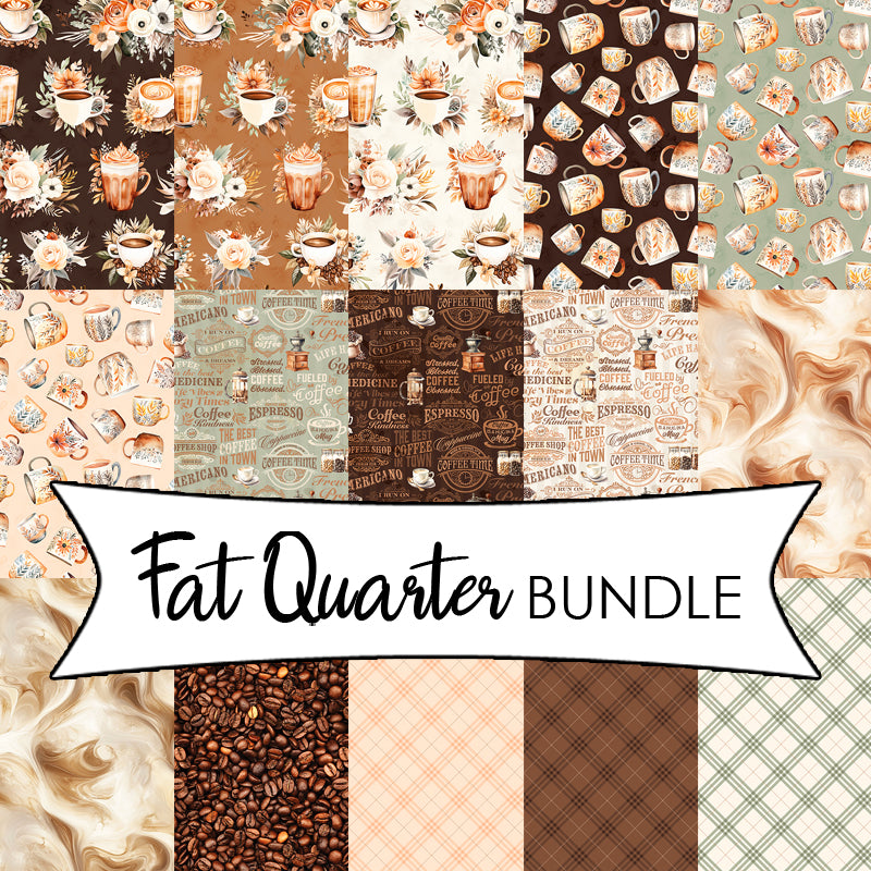 Coffee Time Fat Quarter Bundle
