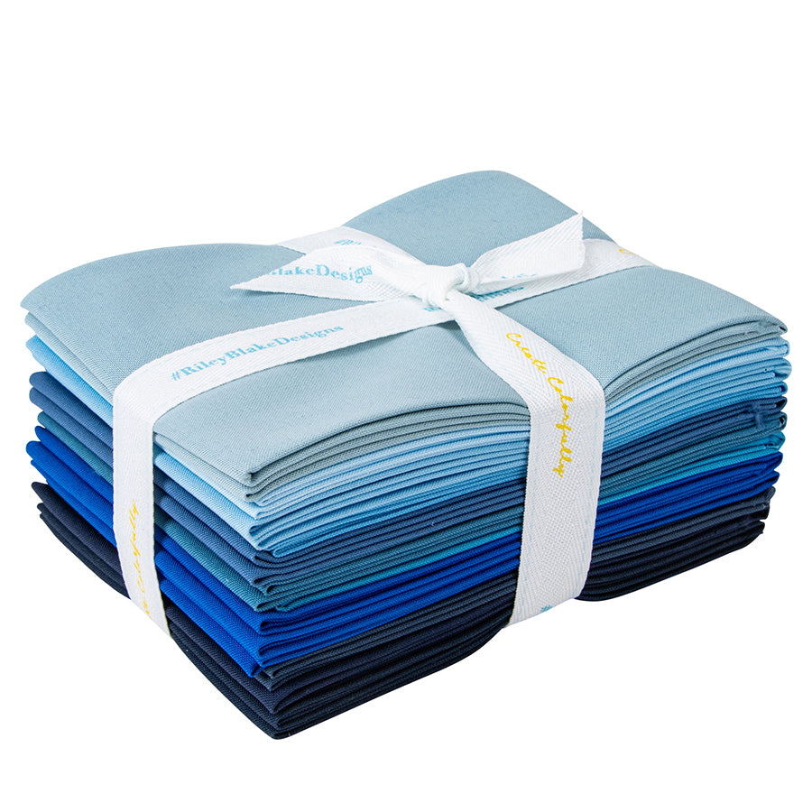 Confetti Cottons Blue Fat Quarter Bundle from Riley Blake