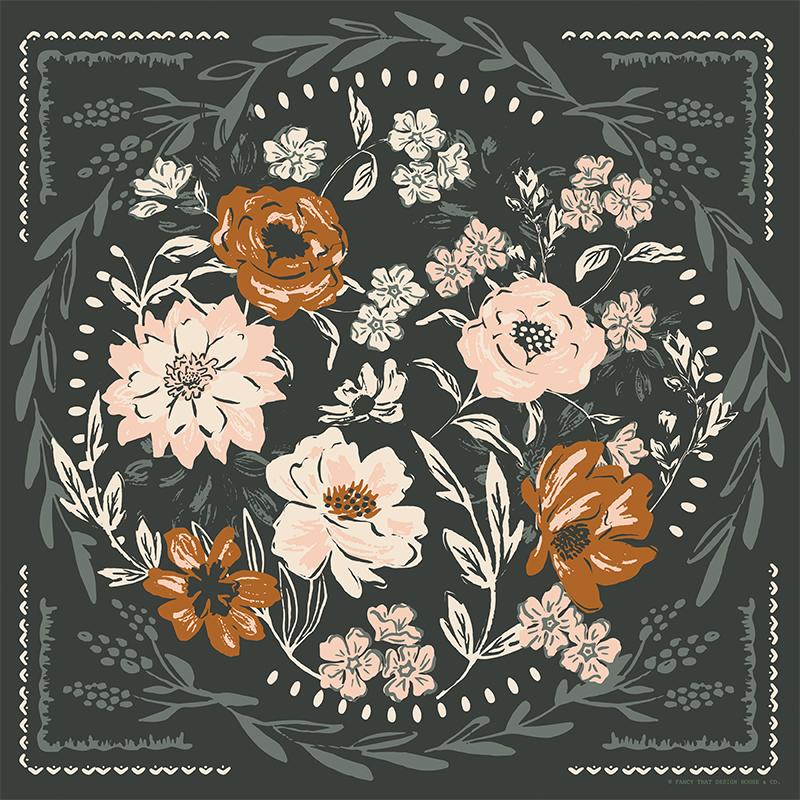Foraged, Found, & Hand Me Down Set of 2 Bandanas