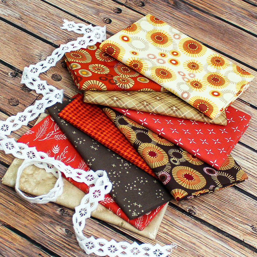 Fall Pickings Fat Quarter Bundle from Fort Worth Fabric Studio