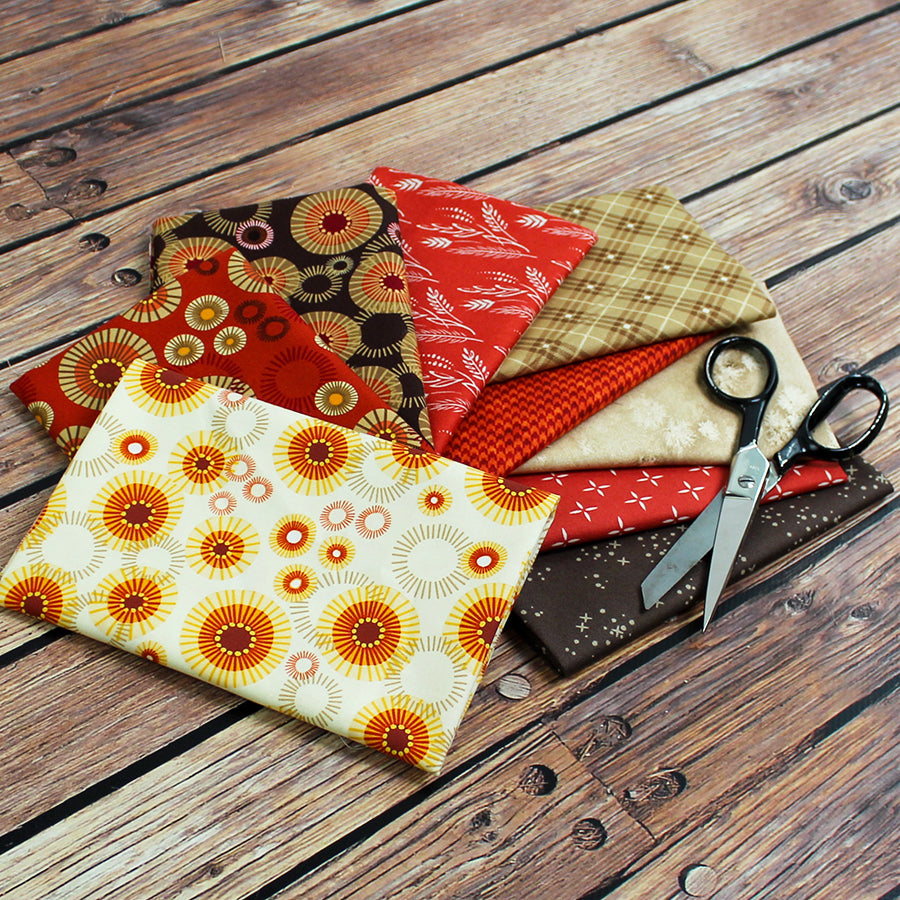 Fall Pickings Fat Quarter Bundle from Fort Worth Fabric Studio