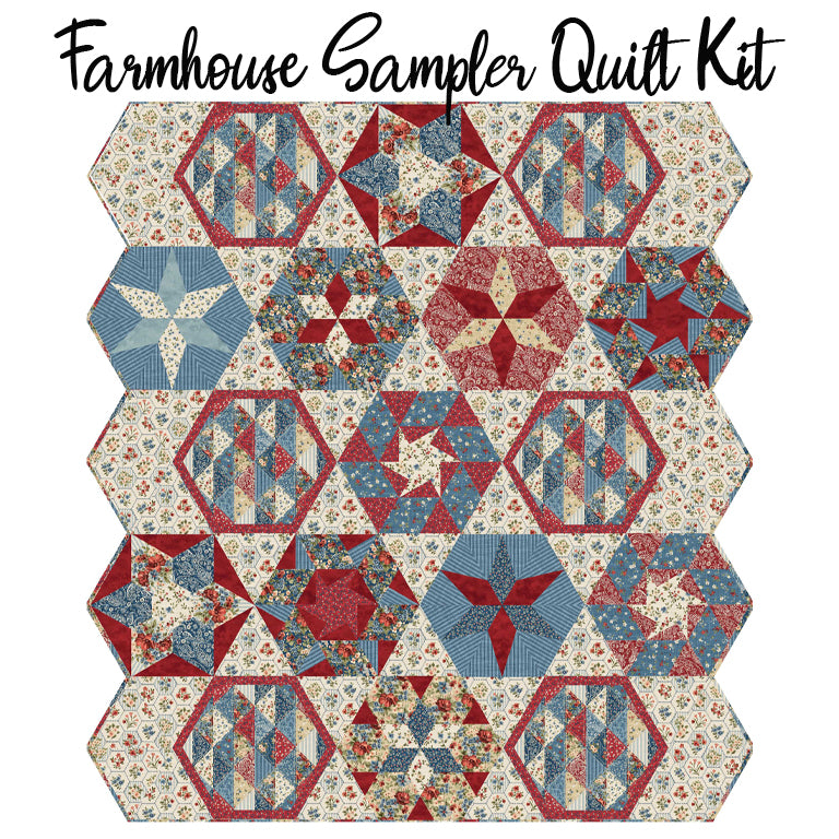 Farmhouse Sampler Quilt Kit from Northcott