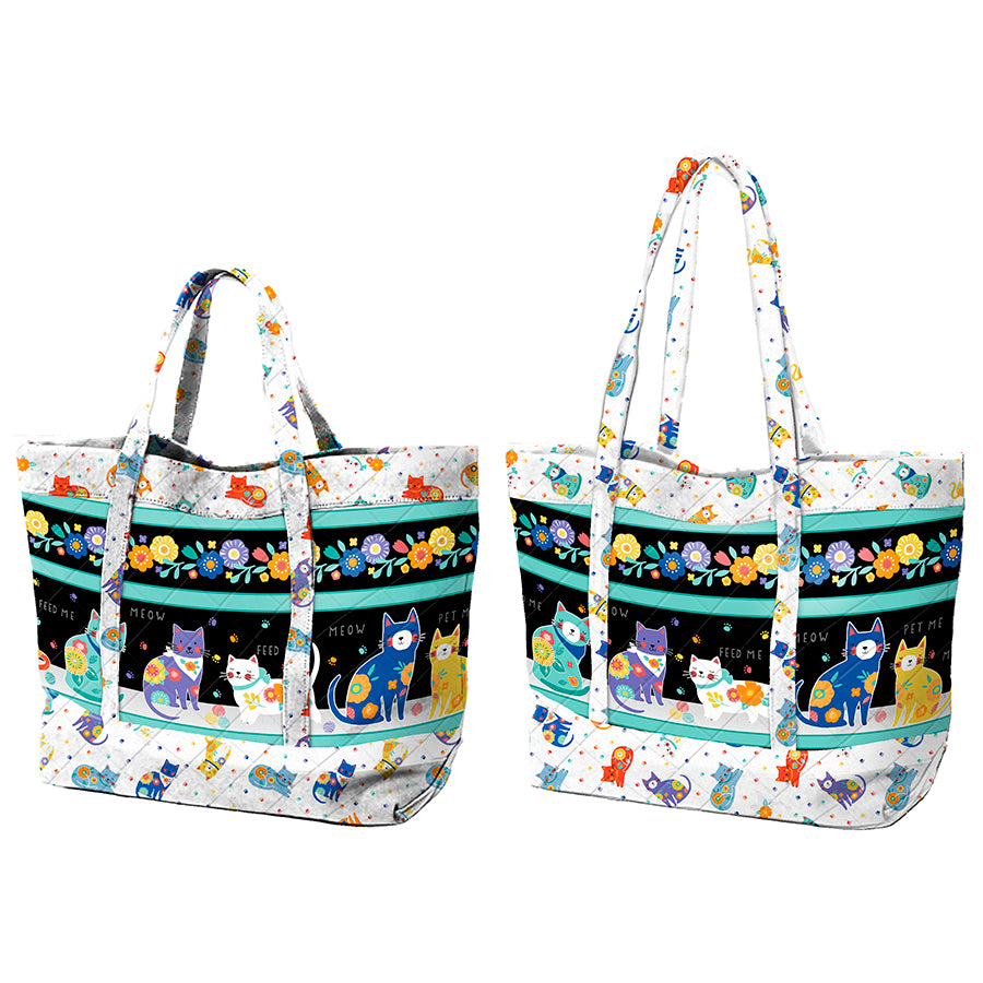 Fe-Line Frisky Stripe Tote Bag Kit from Wilmington