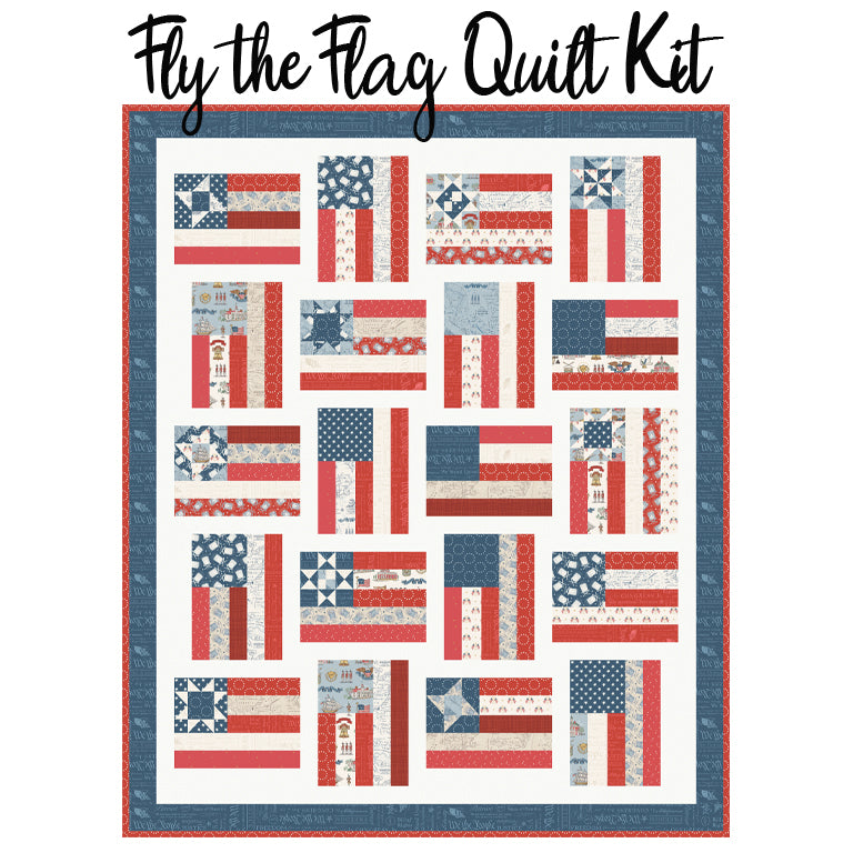 Fly the Flag Quilt Kit with Independence from Riley Blake
