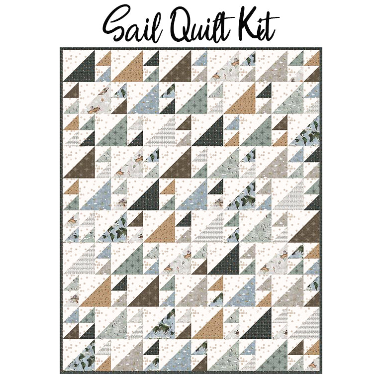 Sail Quilt Kit with Great Journey from Figo Fabrics