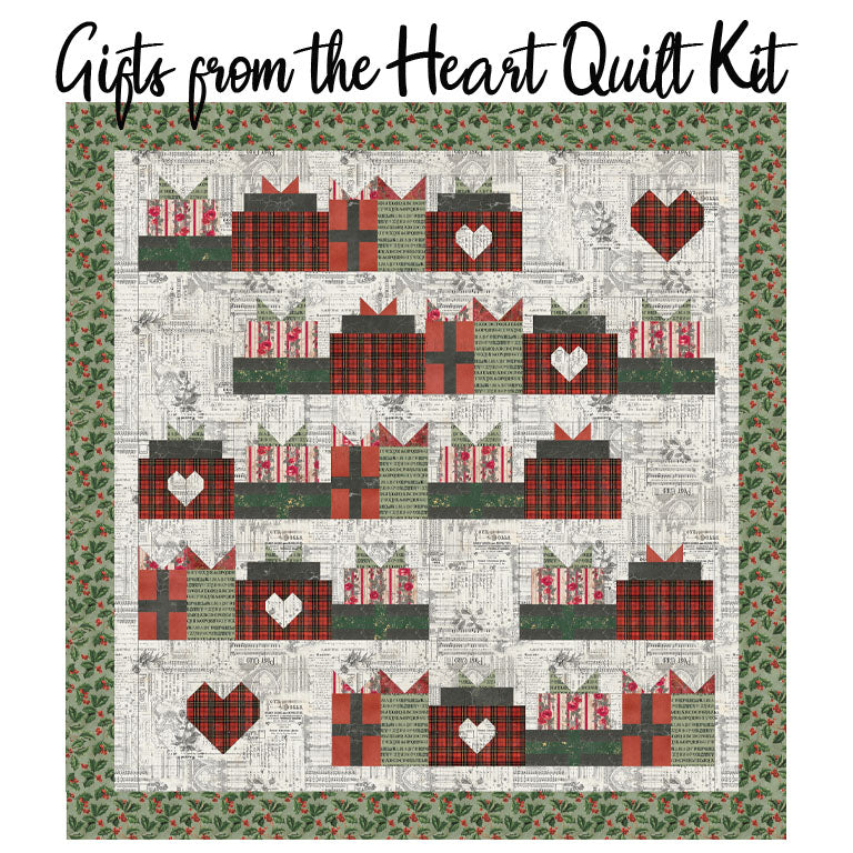Gifts from the Heart Quilt Kit with Eclectic Elements Palette - Seasonal from Free Spirit