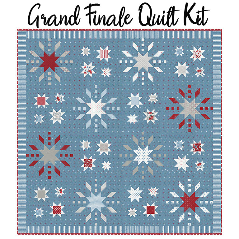 Grand Finale Quilt Kit with Old Glory from Moda