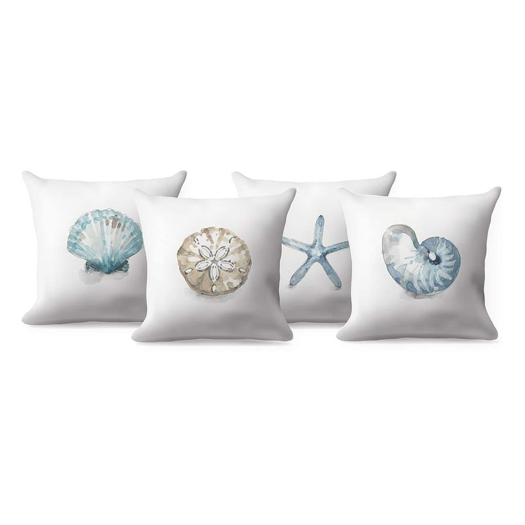 Blue Escape Coastal 57" X 58" Home Dec Pillow Panel Multi