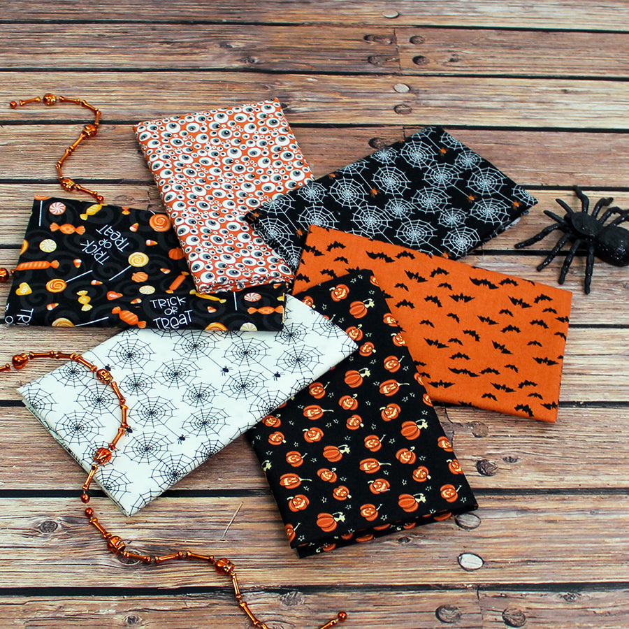 Halloween Minis Fat Quarter Bundle from Fort Worth Fabric Studio