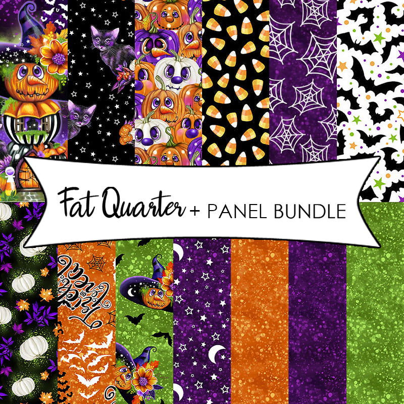 Hallowishes Fat Quarter + 1 Panel Bundle
