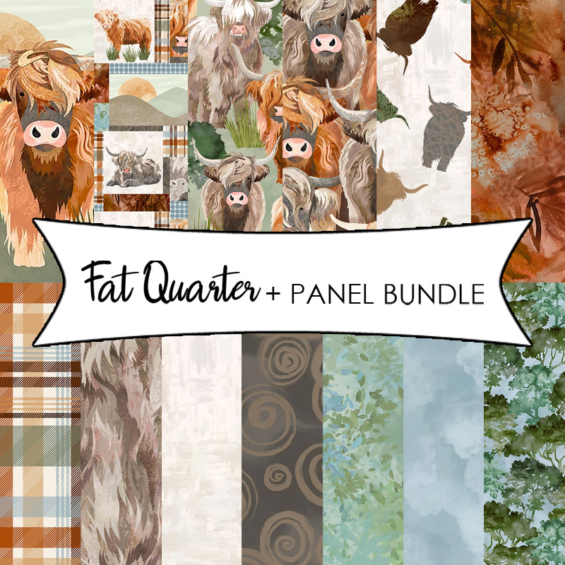 Highlander Fat Quarter + Panel Bundle
