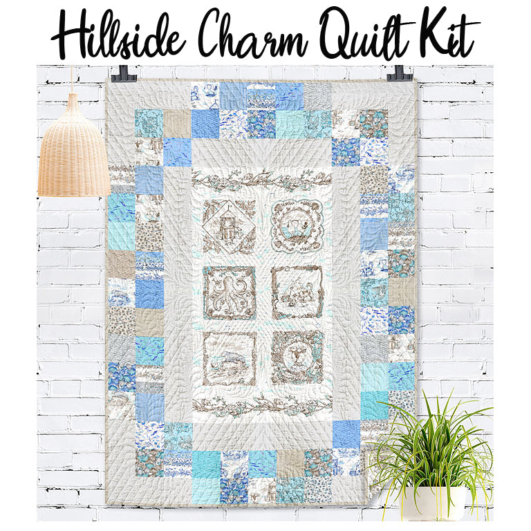 Hillside Charm Quilt Kit with Sandy Toes from Clothworks