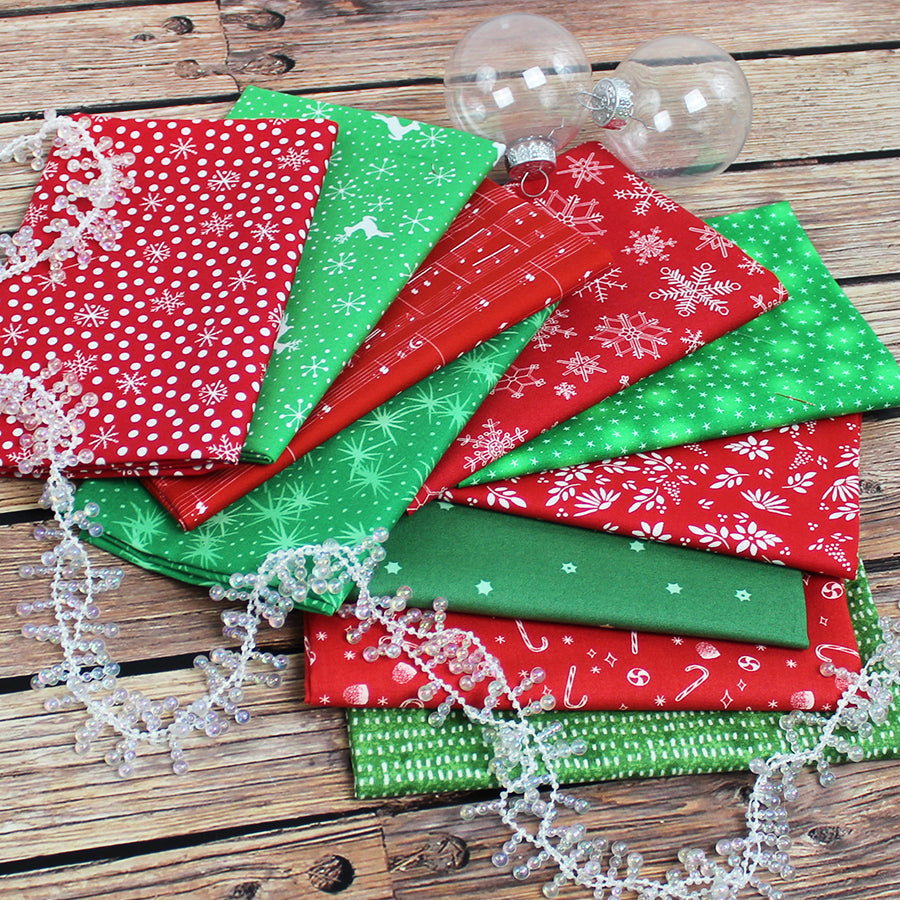 Holiday Blenders Fat Quarter Bundle from Fort Worth Fabric Studio